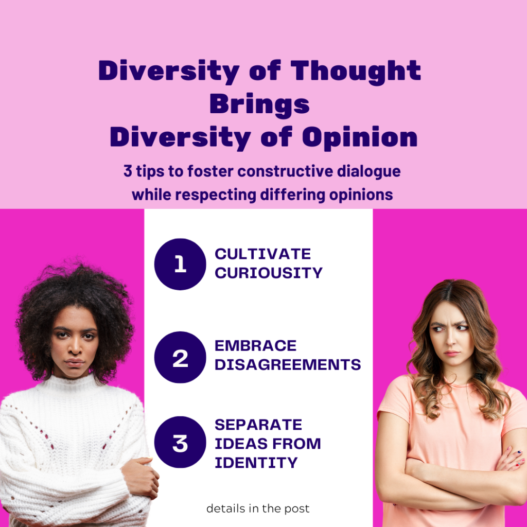 MONDAY MINUTE: Diversity of Thought Brings Diversity of Opinion